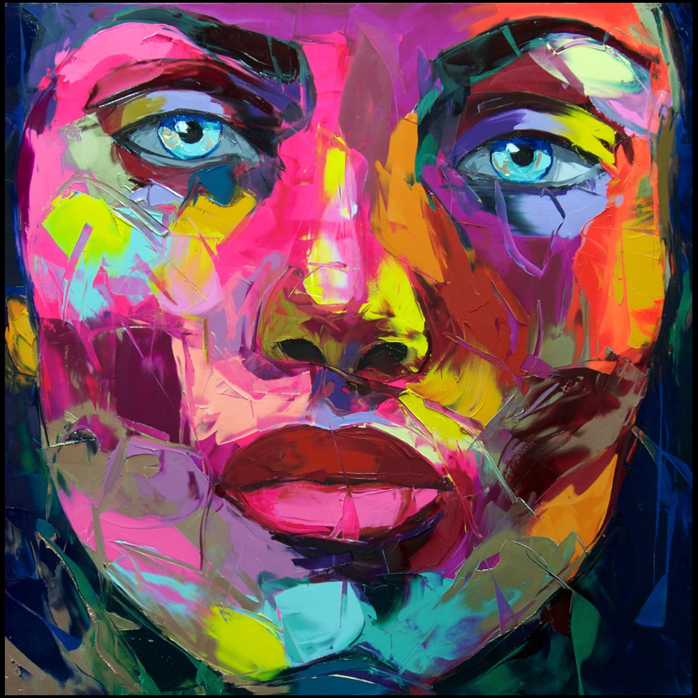 Francoise Nielly Portrait Palette Painting Expression Face189